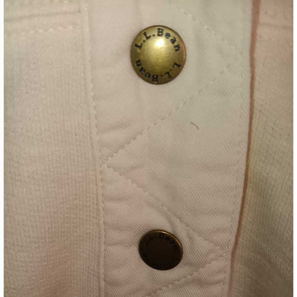 L.L bean womens cream pullover sweatshirt brand new size large - Picture 6 of 7